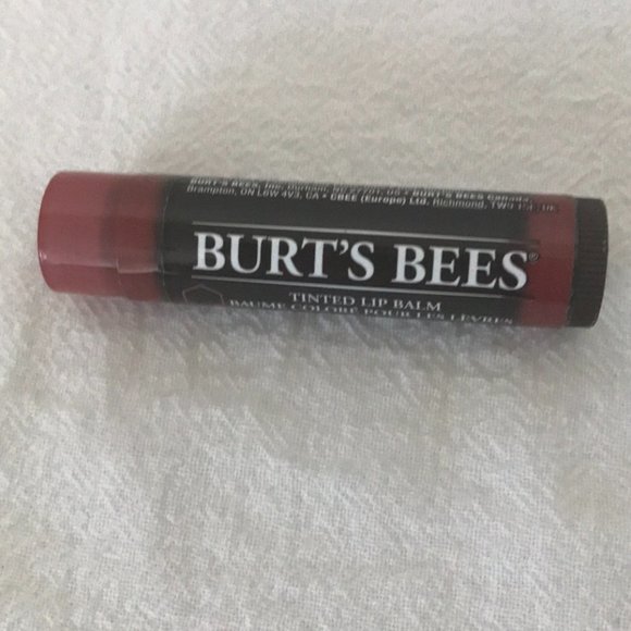 Burt's Bees Red Dahlia Tinted Lip Balm NEW